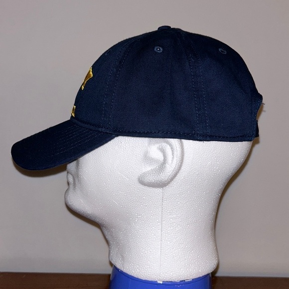 Men’s US Navy Football Hat - (Adjustable) - Armed Forces Gear‎ - Navy Blue/Gold - Picture 4 of 6